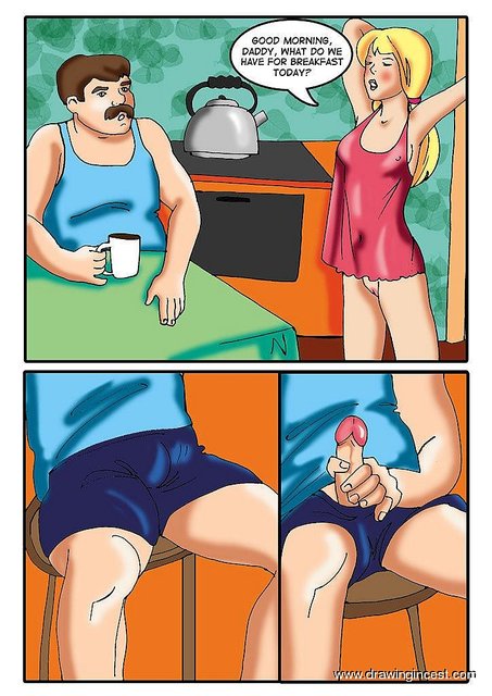 DrawingIncest - She likes such a breakfast